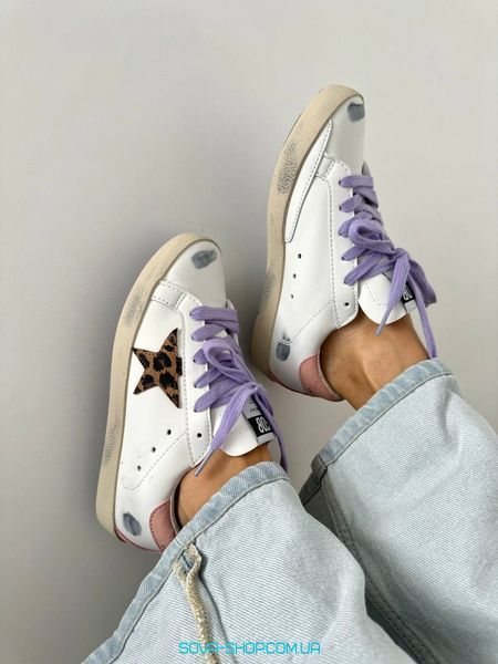 Жіночі кросівки GG LEOPARD STAR фото