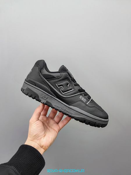 Мужские кроссовки New Balance 550 All Black фото