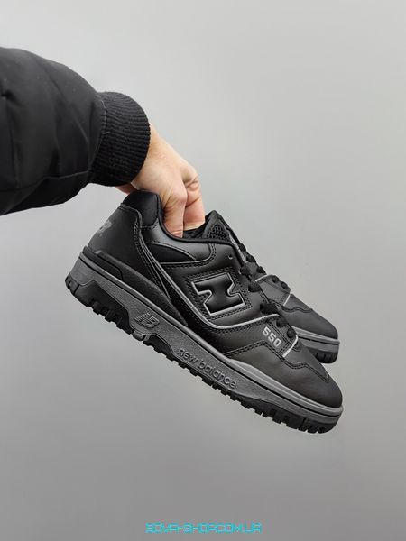 Чоловічі кросівки New Balance 550 All Black фото