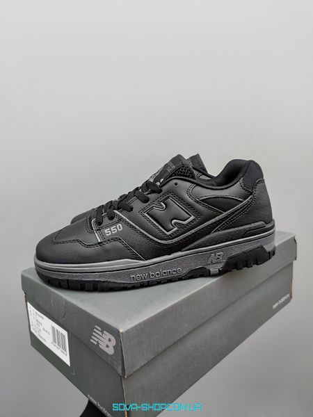 Мужские кроссовки New Balance 550 All Black фото