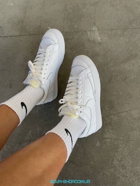 Женские кроссовки Nike Blazer LOW &ldquo;FULL WHITE&rdquo; фото