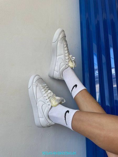 Женские кроссовки Nike Blazer LOW &ldquo;FULL WHITE&rdquo; фото
