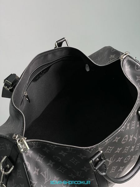 Унисекс сумка Louis Vuitton Keepall 50 Eclipse Grey Premium фото