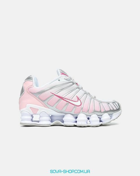 Жіночі кросівки Nike Shox TL White Silver Pink фото