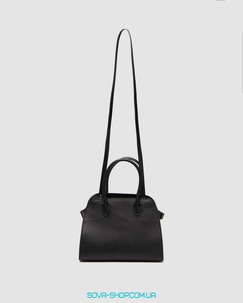 Жіноча сумка The Row Soft Margaux 26 Bag in Leather Black Premium фото