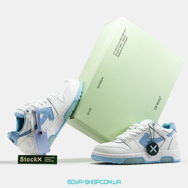 Жіночі кросівки Off-White Out of Office White Blue фото