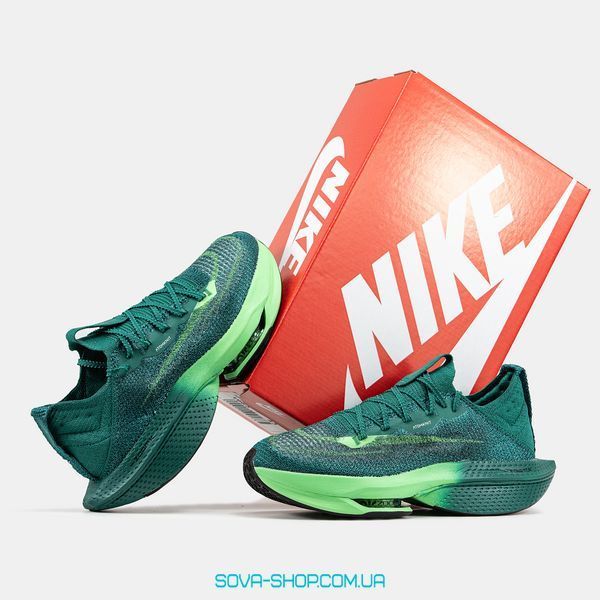 Мужские кроссовки Nike Air Zoom Alphafly Next% 2 'Tenis' Green фото