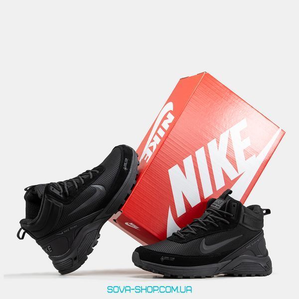 Чоловічі зимові кросівки Nike Rivah Fur Gore-Tex Black фото
