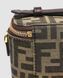 Жіноча сумка Fendi Vanity Tobacco brown FF jacquard fabric mini-bag Premium re-128061 фото 5