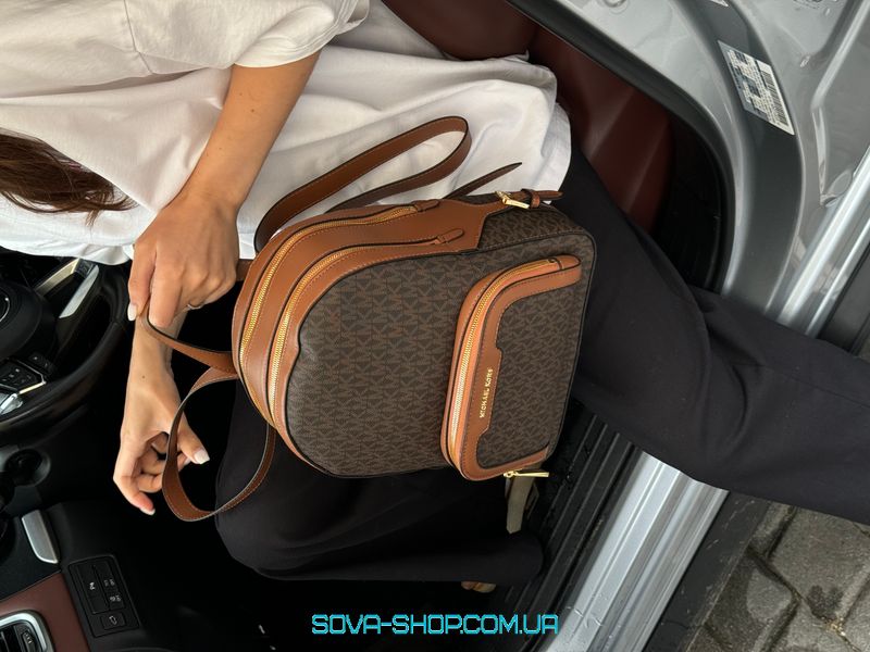 Жіночий рюкзак Michael Kors Backpack Brown Premium фото