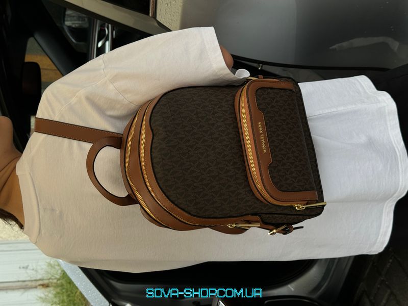 Женский рюкзак Michael Kors Backpack Brown Premium фото