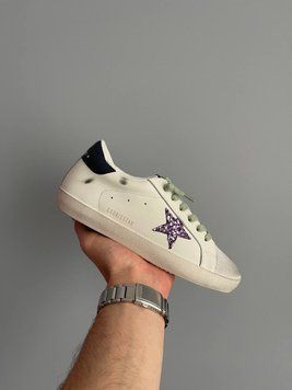 Жіночі кросівки GG Superstar White Purple Premium фото