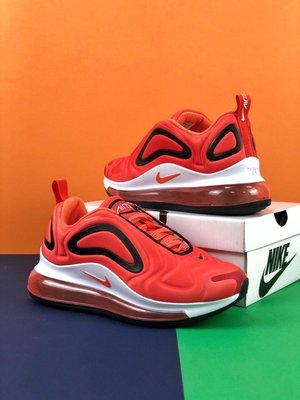 Чоловічі та жіночі кросівки Air Max 720 Orange red Nike фото