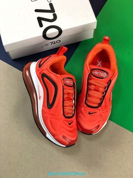 Мужские и женские кроссовки Air Max 720 Orange red Nike фото