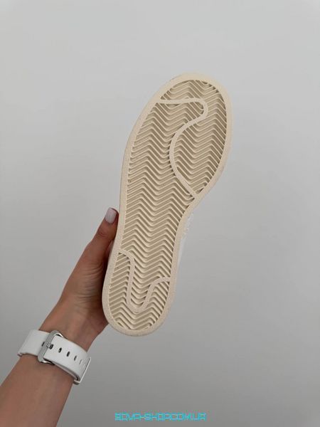 Жіночі кросівки Adidas Superstar 2W White Beige Logo фото