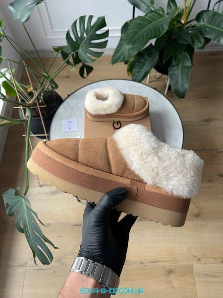 Жіночі зимові ботинки UGG Tazzlita Chestnut PREMIUM фото