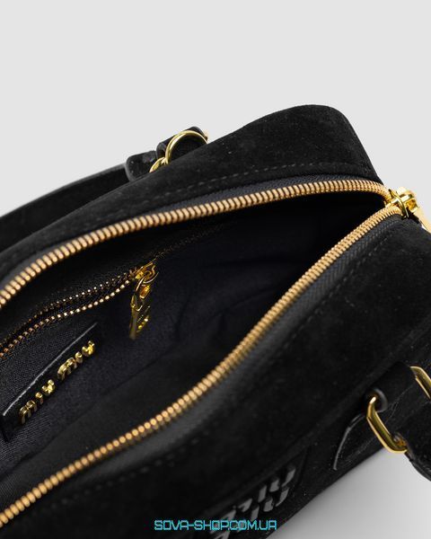 Жіноча сумка Miu Miu Arcadie Suede Bag Black Premium фото