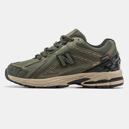 GreenMeInfo Мужские зимние кроссовки New Balance 1906R Gore-Tex Green Haki Мех