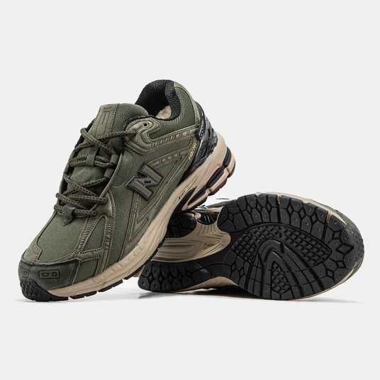 Мужские зимние кроссовки New Balance 1906R Gore-Tex Green Haki Мех