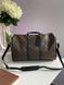 Унисекс сумка Louis Vuitton Keepall Bandouliere 45 Brown Canvas Premium  re-10583 фото 9