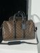 Унисекс сумка Louis Vuitton Keepall Bandouliere 45 Brown Canvas Premium  re-10583 фото 4