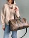 Унісекс сумка Louis Vuitton Keepall Bandouliere 45 Brown Canvas Premium  re-10583 фото 1
