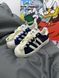 Женские кроссовки Adidas Superstar 50/50 Black/Navy Blue re-11264 фото 1