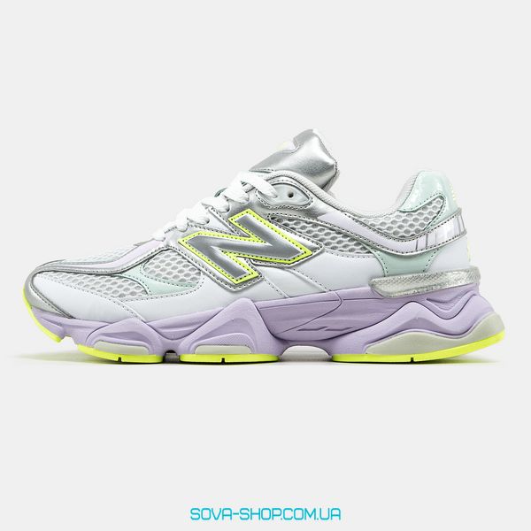 Жіночі та чоловічі кросівки New Balance 9060 White Taro фото