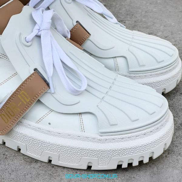 Жіночі кросівки 2021 Christian Dior ID White Beige Flips фото