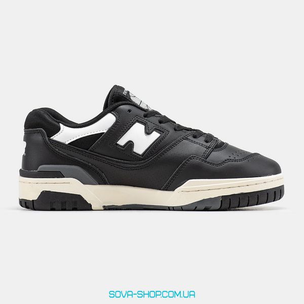 Чоловічі кросівки New Balance 550 Black Beige фото