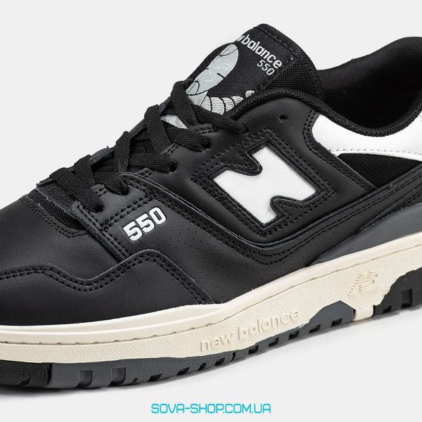 Чоловічі кросівки New Balance 550 Black Beige фото