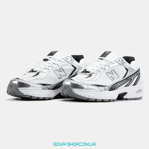 Чоловічі та жіночі кросівки New Balance 509 White Silver Black фото