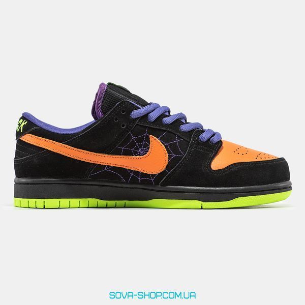 Мужские зимние кроссовки Nike SB Dunk Low Night of Mischief Halloween Мех фото