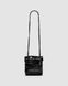 Жіноча сумка Chanel Black Quilted Calfskin Mini 22 Bag Silver Hardware Premium re-11162 фото 2