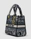 Женская сумка Christian Dior Medium Lady D-Lite Bag Blue Premium re-11404 фото 3