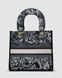 Жіноча сумка Christian Dior Medium Lady D-Lite Bag Blue Premium re-11404 фото 2