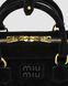 Жіноча сумка Miu Miu Arcadie Suede Bag Black Premium re-12160 фото 3