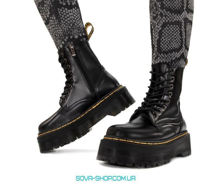 Жіночі ботинки (термо) Dr. Martens Jadon Black фото