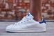 Женские кроссовки Stan Smith White Blue Women Adidas 1253m00 фото 2