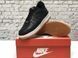 Зимові чоловічі кросівки Black White Gum шкіра "З ХУТРОМ" Nike Air Force 1 re-3966 фото 4
