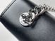 Жіноча сумка Celine Chain Shoulder Bag Claude In Shiny Calfskin Black/Silver Premium re-11594 фото 5