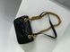 Женская сумка Gucci Marmont Mini Shoulder Bag, Black Gold Hardware Premium re-11507 фото 5