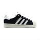 Женские кроссовки Adidas Superstar 50/50 Black/Navy Blue re-11264 фото 2