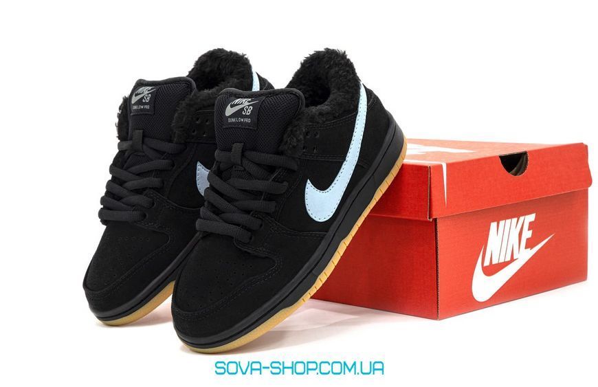 Чоловічі та жіночі кросівки Nike Air SB Dunk FOG Blue Fur фото