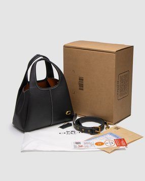 Жіноча сумка Coach Lana Shoulder Bag 25 Black Premium фото