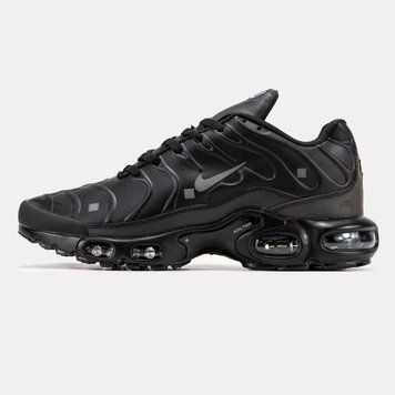 Чоловічі кросівки Nike Air Max TN Leather Black Grey фото