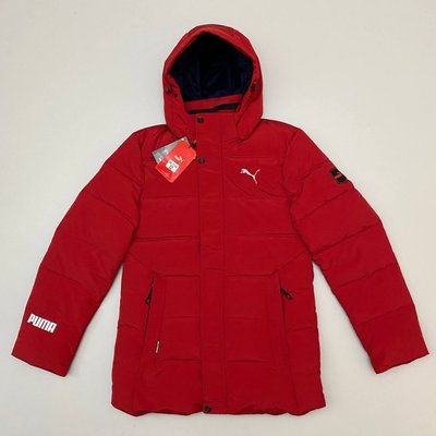 Мужская зимняя куртка Puma Цвет: красный фото
