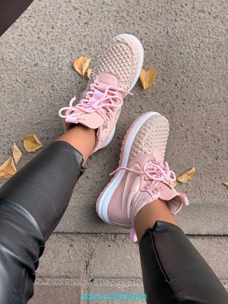 Чоловічі та жіночі кросівки Lunar Duckboot '17 Pink Nike фото