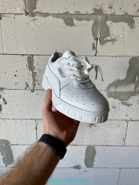 Унісекс кросівки Puma Cali White Leather фото