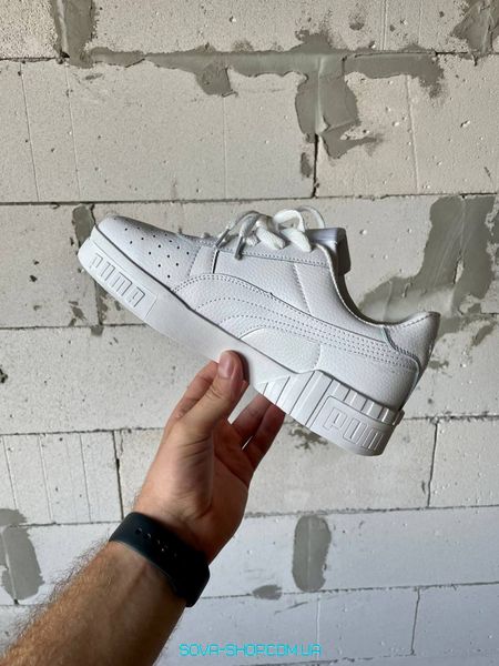 Унісекс кросівки Puma Cali White Leather фото